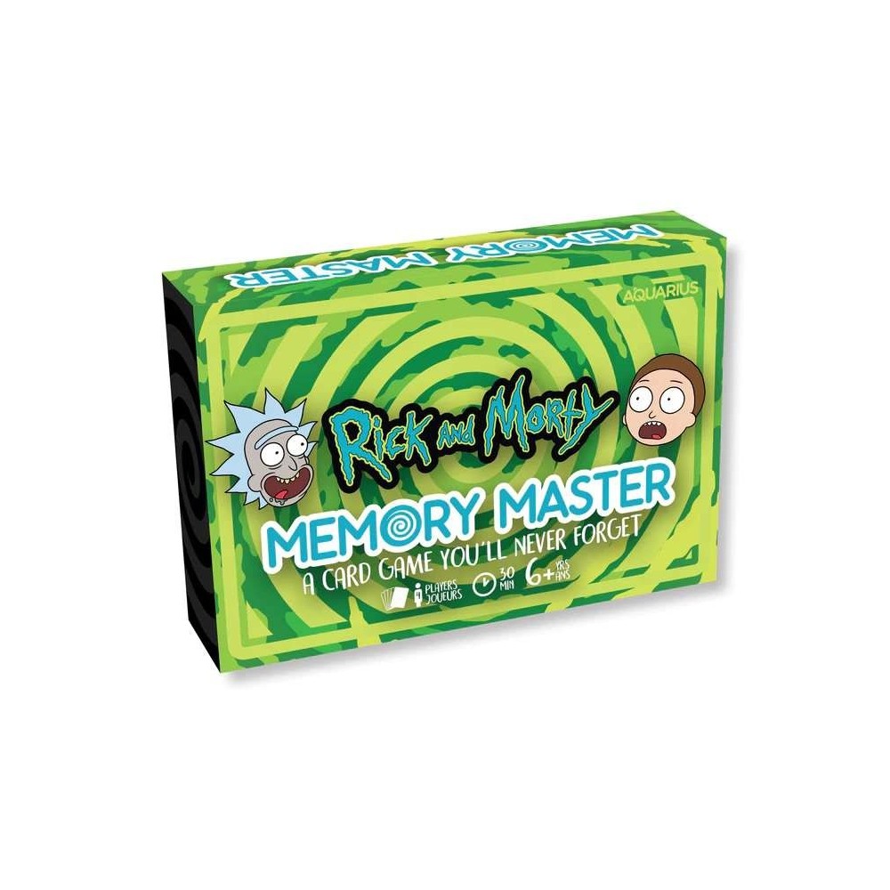 RICK AND MORTY MEMORY MASTER CARD GAME AQUARIUS ENT