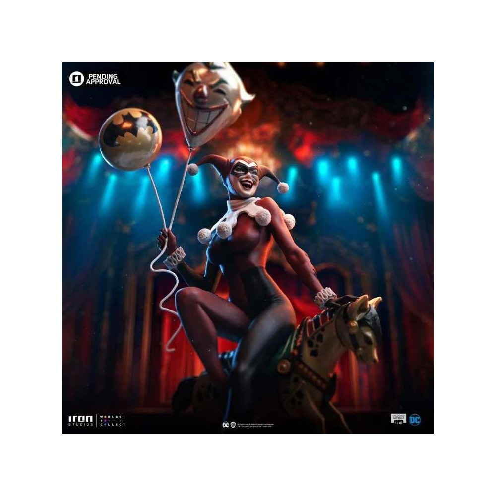 HARLEY QUINN UNLEASHED BDS ART SCALE 1/10 STATUA FIGURE IRON STUDIOS