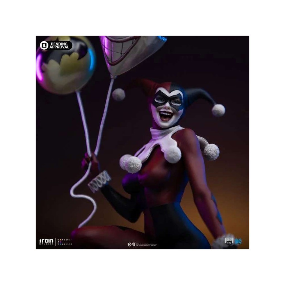 IRON STUDIOS HARLEY QUINN UNLEASHED BDS ART SCALE 1/10 RESIN STATUE FIGURE