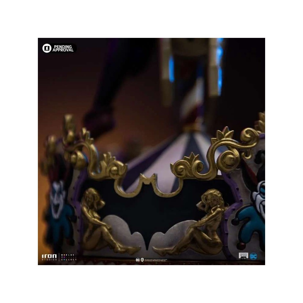 HARLEY QUINN UNLEASHED BDS ART SCALE 1/10 STATUA FIGURE IRON STUDIOS