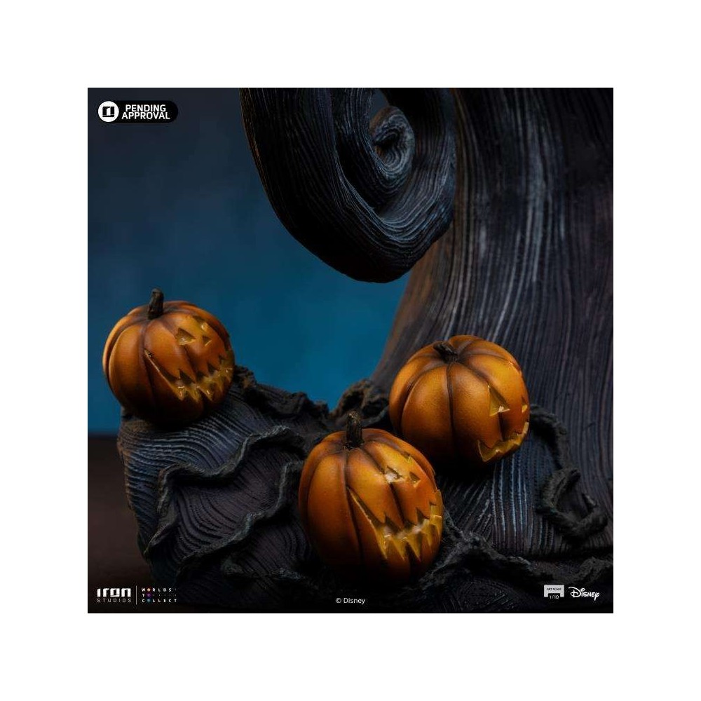 NIGHTMARE BEFORE CHRISTMAS JACK SKELLINGTON ART SCALE 1/10 STATUA FIGURE IRON STUDIOS