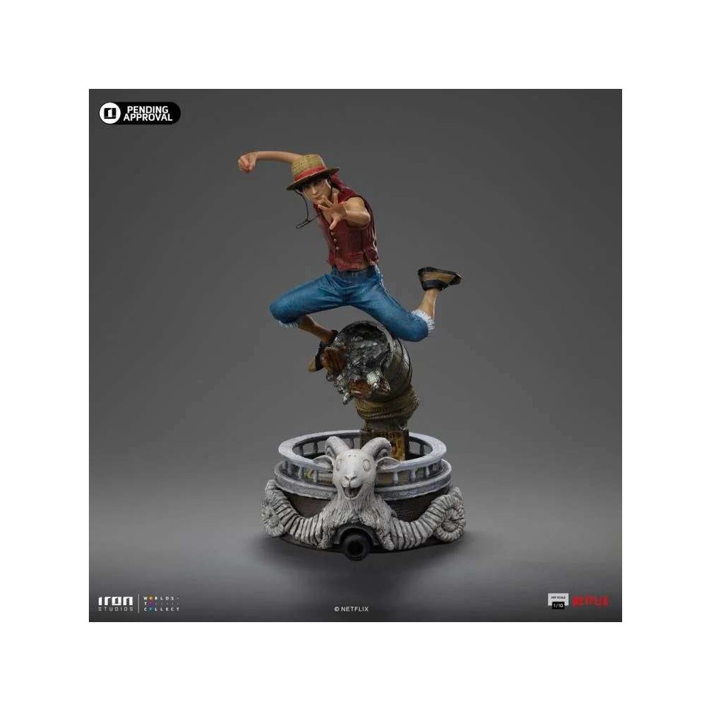 IRON STUDIOS ONE PIECE NETFLIX MONKEY D. LUFFY ART SCALE 1/10 RESIN STATUE FIGURE