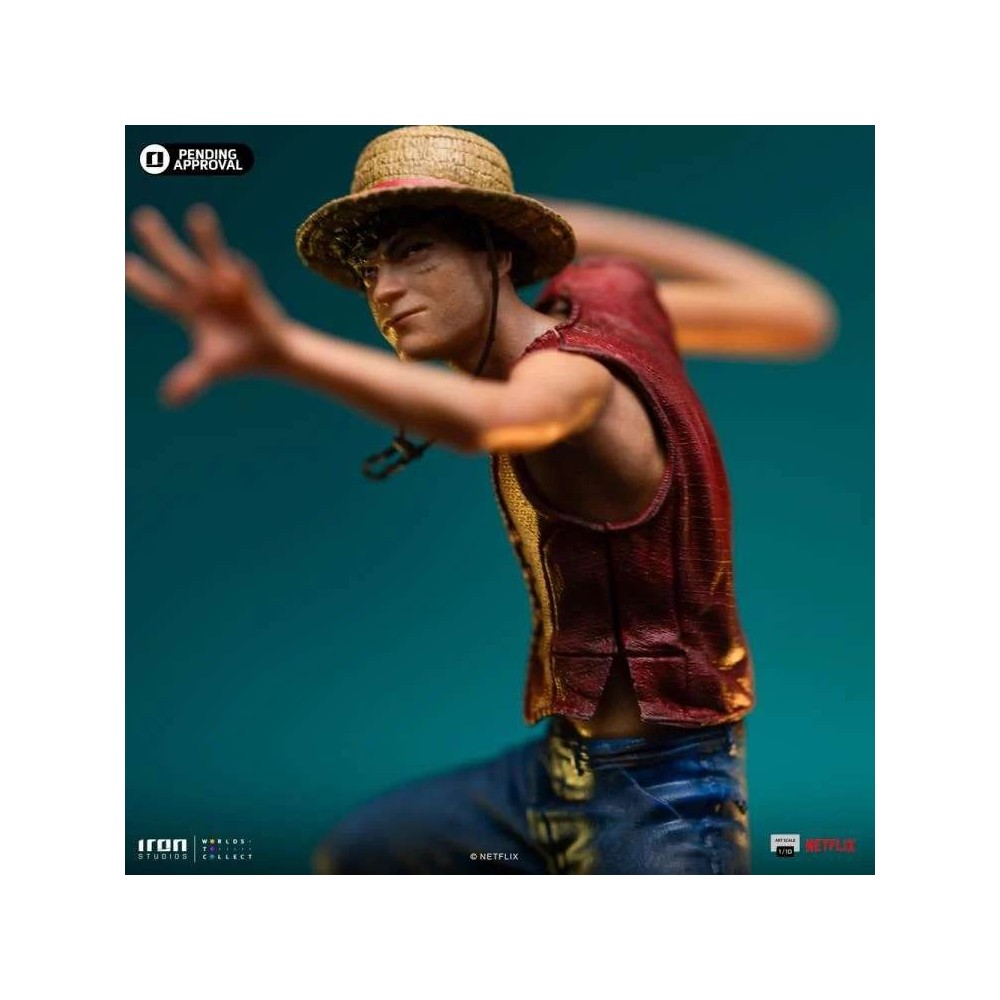 ONE PIECE NETFLIX MONKEY D. LUFFY ART SCALE 1/10 STATUA FIGURE IRON STUDIOS