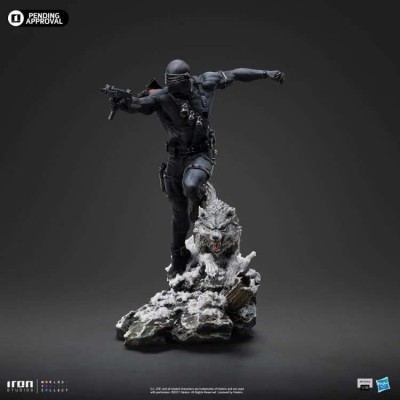 G.I. JOE SNAKE EYES ART SCALE 1/10 STATUA FIGURE IRON STUDIOS