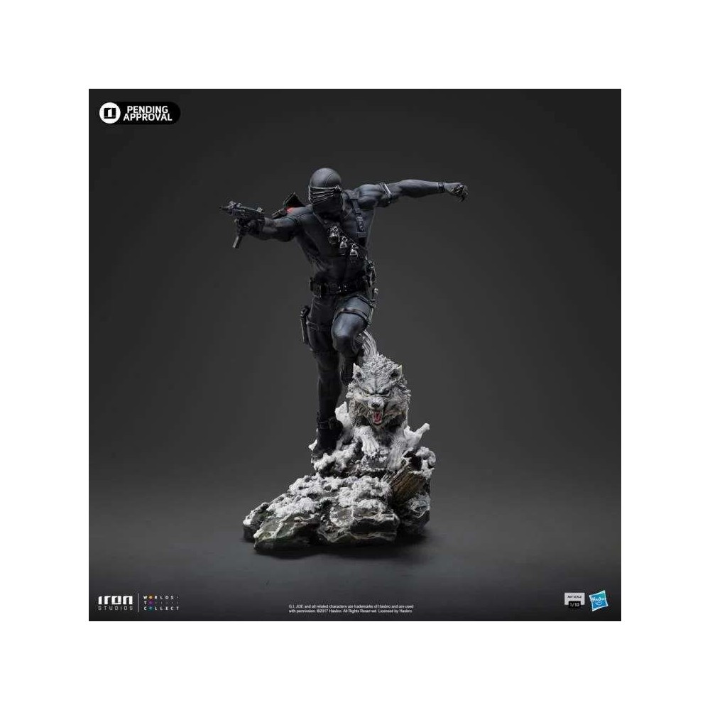 IRON STUDIOS G.I. JOE SNAKE EYES ART SCALE 1/10 RESIN STATUE FIGURE