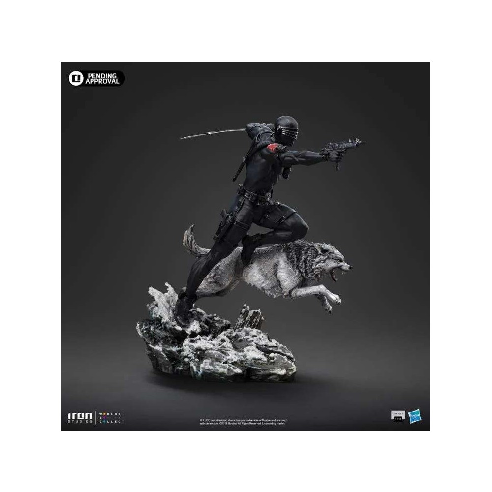 G.I. JOE SNAKE EYES ART SCALE 1/10 STATUA FIGURE IRON STUDIOS