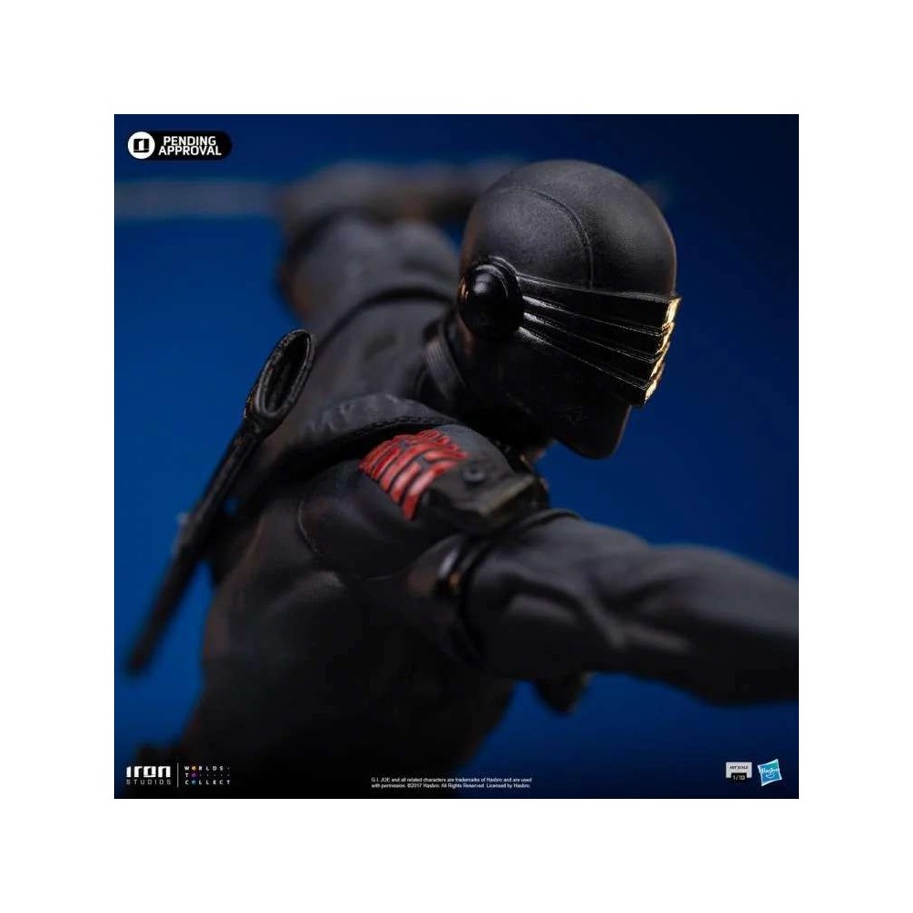 IRON STUDIOS G.I. JOE SNAKE EYES ART SCALE 1/10 RESIN STATUE FIGURE