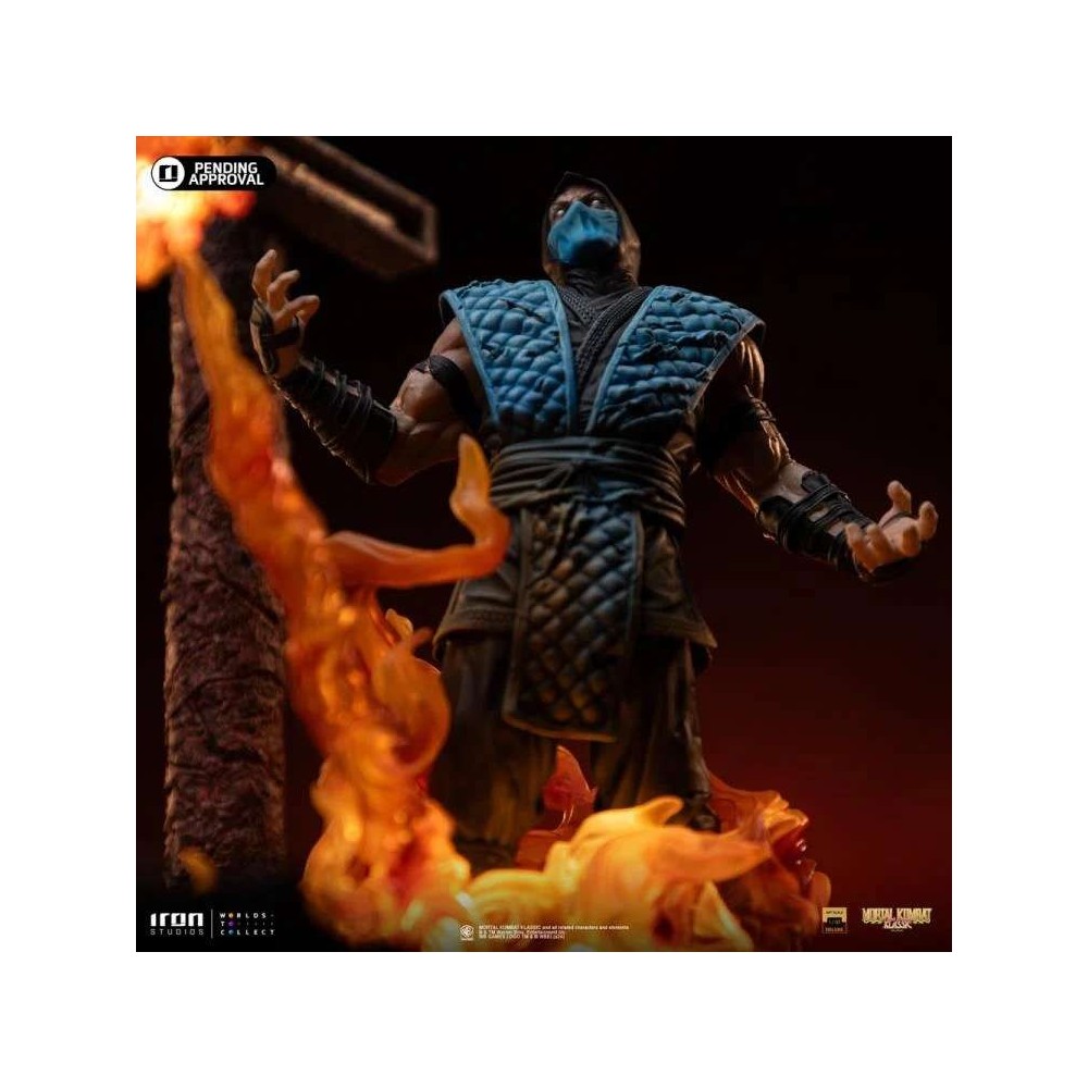 IRON STUDIOS MORTAL KOMBAT ART SCALE DELUXE SCORPION FATALITY SUB-ZERO 1/10 STATUE