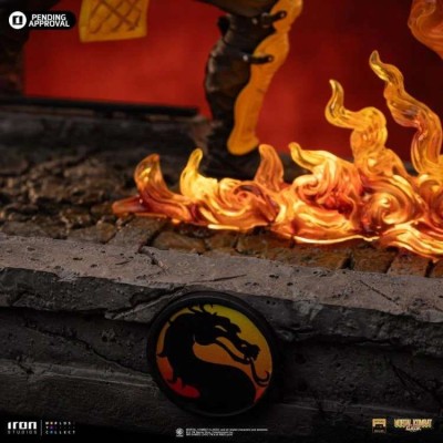 MORTAL KOMBAT ART SCALE DELUXE SCORPION FATALITY 1/10 STATUA FIGURE IRON STUDIOS