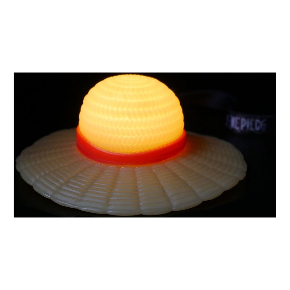 TEKNOFUN ONE PIECE STRAW HAT LIGHT UP PORTABLE
