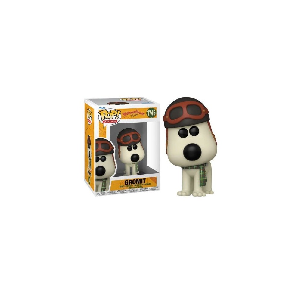 FUNKO POP! WALLACE AND GROMIT 1745 AVIATOR GROMIT BOBBLE HEAD KNOCKER FIGURE FUNKO
