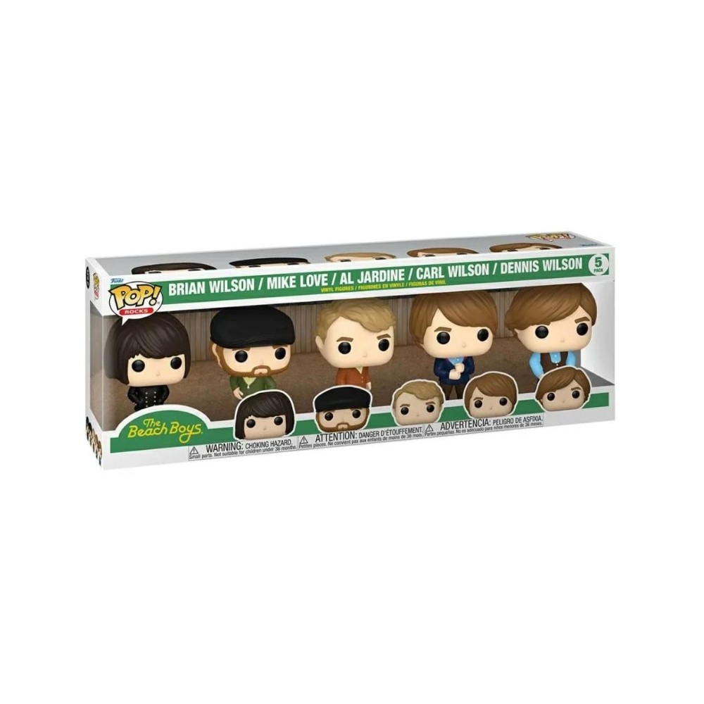 FUNKO POP! THE BEACH BOYS 5-PACK BOBBLE HEAD FIGURE FUNKO