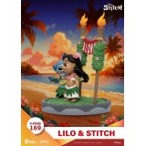 D-STAGE LILO AND STITCH DS-169 ALOHA STATUA FIGURE DIORAMA BEAST KINGDOM