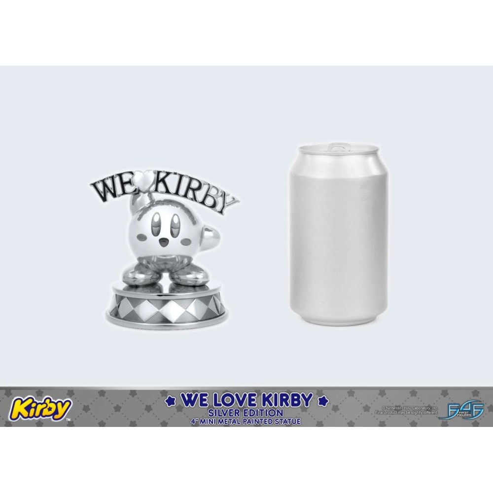 FIRST4FIGURES KIRBY WE LOVE KIRBY SILVER EDITION METAL STATUE FIGURE