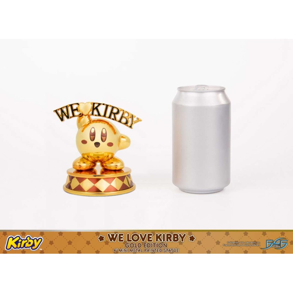 KIRBY WE LOVE KIRBY GOLD EDITION METAL STATUA FIGURE FIRST4FIGURES