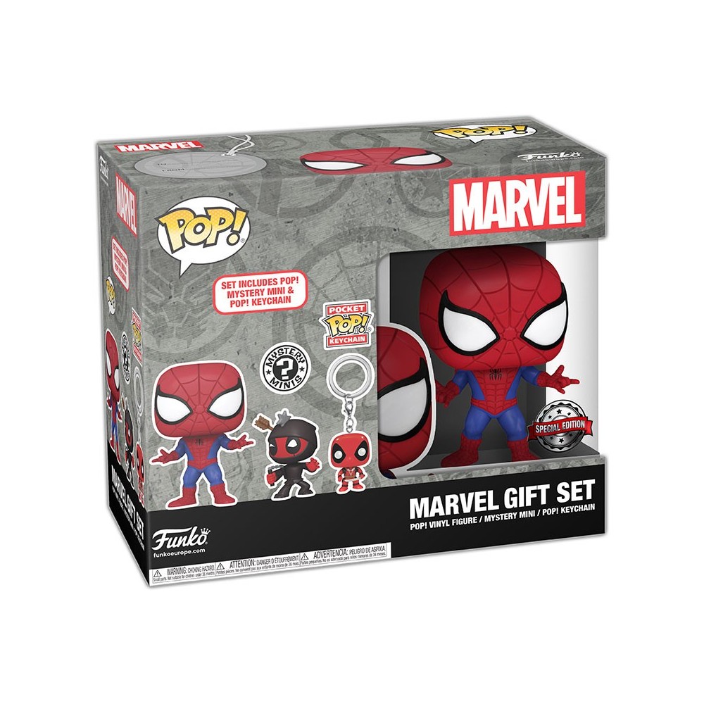 FUNKO POP! MARVEL GIFT SET 3X FIGURE FUNKO
