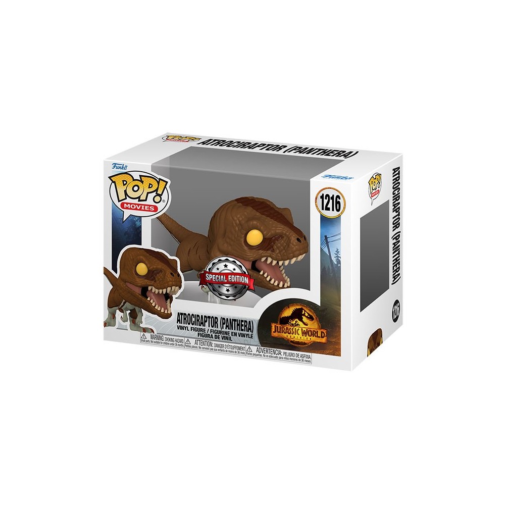JURASSIC WORLD DOMINION FUNKO POP! ATROCIRAPTOR PANTHERA FUNKO