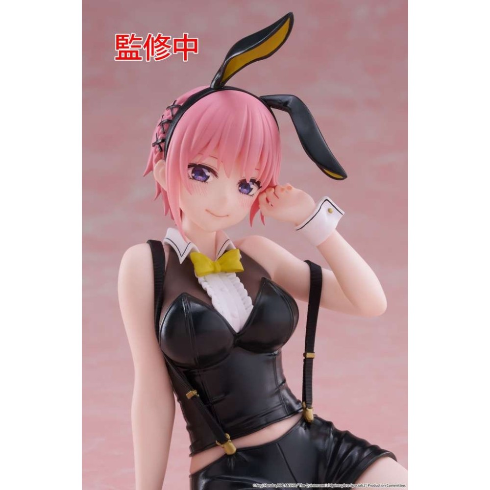 TAITO THE QUINTESSENTIAL QUINTUPLETS ICHIKA NAKANO BUNNY VER. DESKTOP CUTE STATUE FIGURE