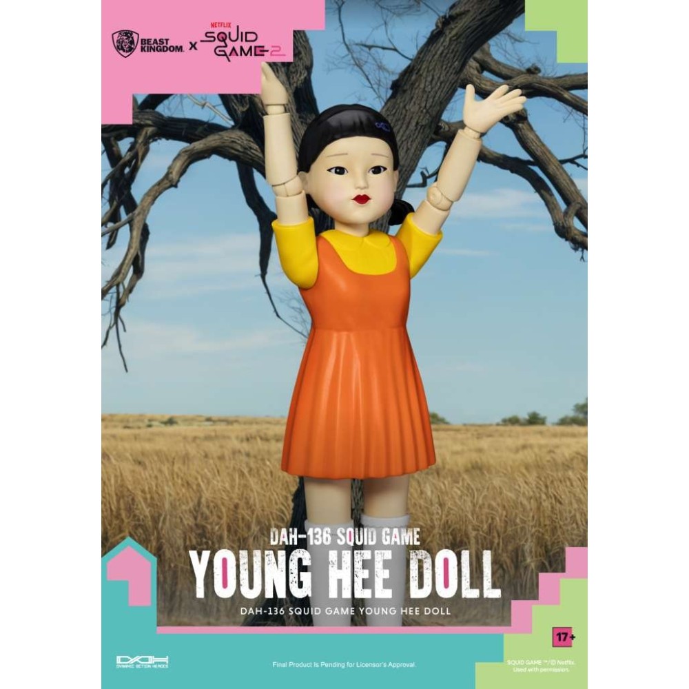 SQUID GAME YOUNG HEE DOLL DAH-136 ACTION FIGURE BEAST KINGDOM