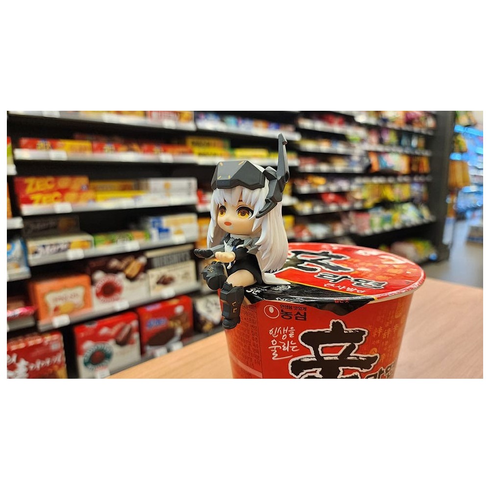 CLAWSUP GODDESS OF VICTORY NIKKE SNOW WHITE CUP NOODLE HOLDER PVC FIGURE STATUE