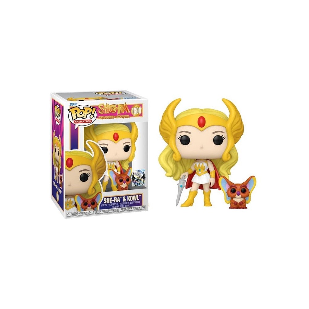 FUNKO FUNKO POP! ANIMATION MASTERS OF THE UNIVERSE SHE-RA & KOWL BOBBLE HEAD