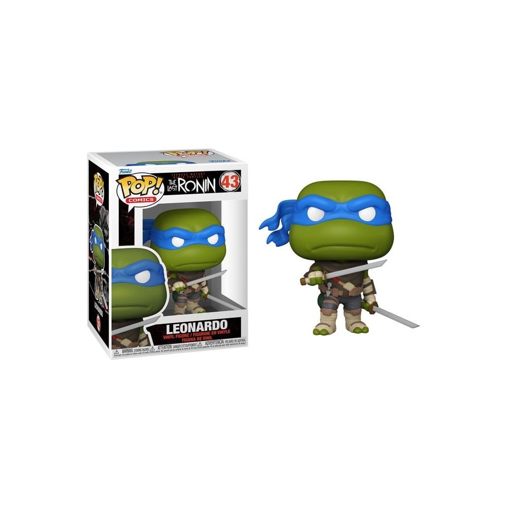 FUNKO POP! NINJA TURTLES THE LAST RONIN LEONARDO BOBBLE HEAD FIGURE FUNKO