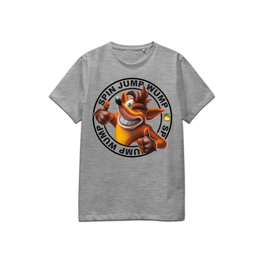 BIOWORLD CRASH BANDICOOT T-SHIRT SPIN JUMP WUMP XXL SIZE