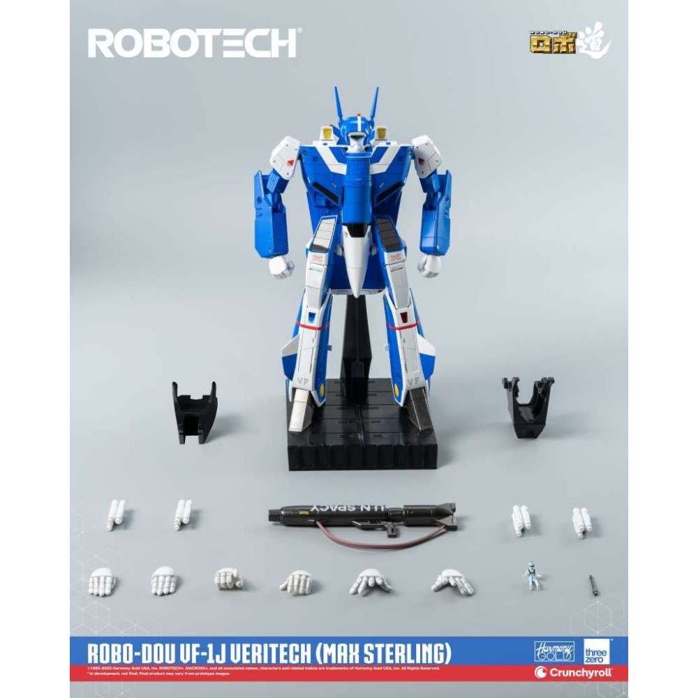THREEZERO ROBOTECH ROBO-DOU VF-1J VERITECH MAX STERLING ACTION FIGURE
