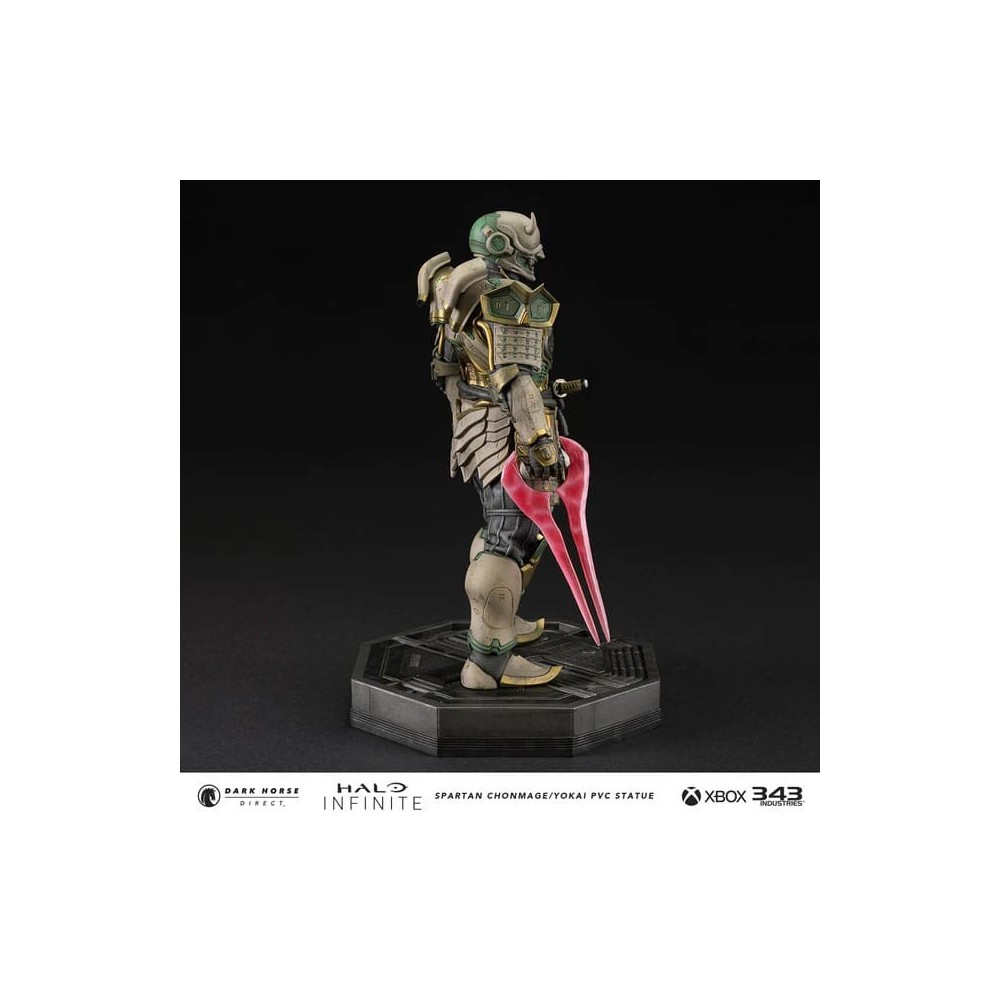 DARK HORSE HALO INFINITE SPARTAN CHONMAGE YOKAI 25CM PVC STATUE FIGURE