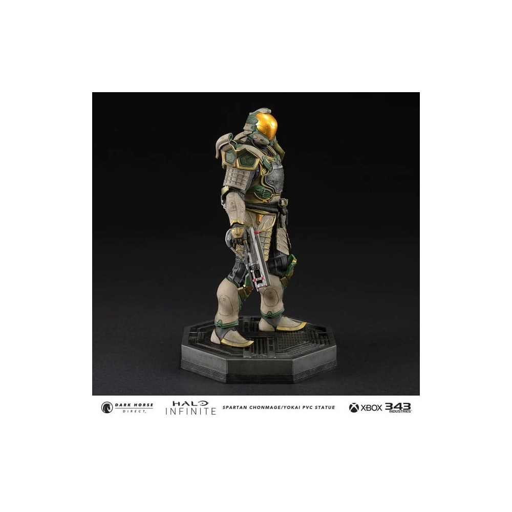 DARK HORSE HALO INFINITE SPARTAN CHONMAGE YOKAI 25CM PVC STATUE FIGURE