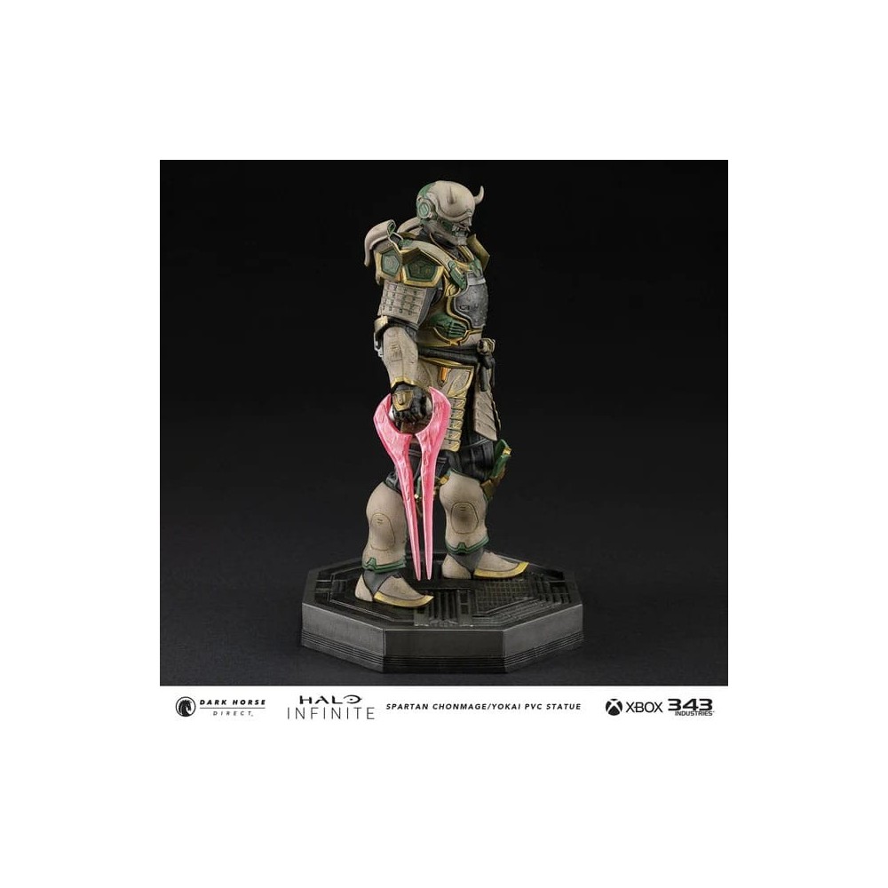DARK HORSE HALO INFINITE SPARTAN CHONMAGE YOKAI 25CM PVC STATUE FIGURE