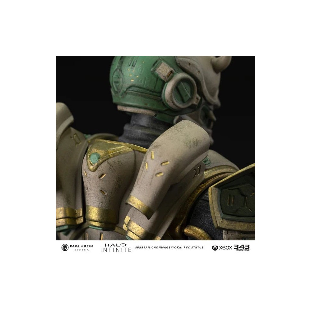 DARK HORSE HALO INFINITE SPARTAN CHONMAGE YOKAI 25CM PVC STATUE FIGURE