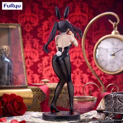 FURYU DATE A LIVE V KURUMI BLACK COLOR VERSION BICUTE BUNNIES STATUE FIGURE