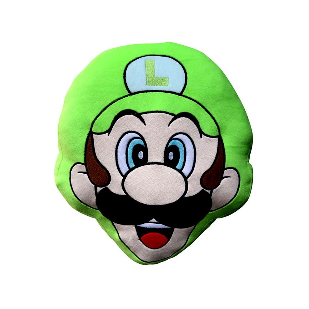 LYO SUPER MARIO LUIGI HAPPY FACE 3D PILLOW 40CM