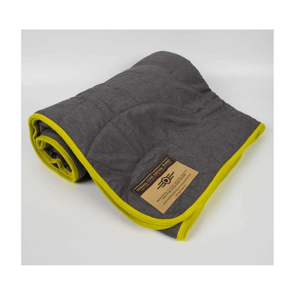 FALLOUT VAULT TEC GENERAL ISSUE SURVIVAL BLANKET COPERTA DEVPLUS