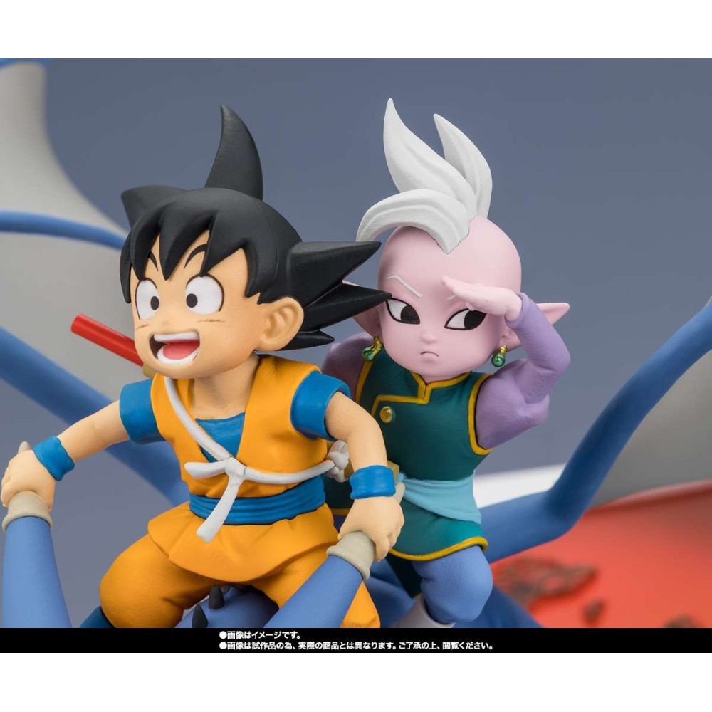 BANDAI DRAGON BALL DAIMA SON GOKU & SUPREME KAI WELCOME FIGUARTS ZERO STATUE FIGURE