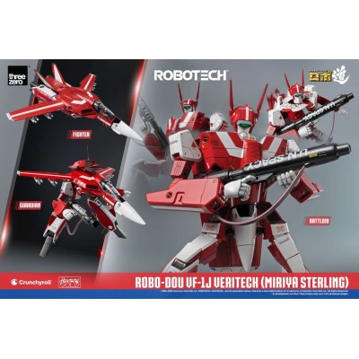 THREEZERO ROBOTECH ROBO-DOU VF-1J VERITECH MIRIYA STERLING ACTION FIGURE