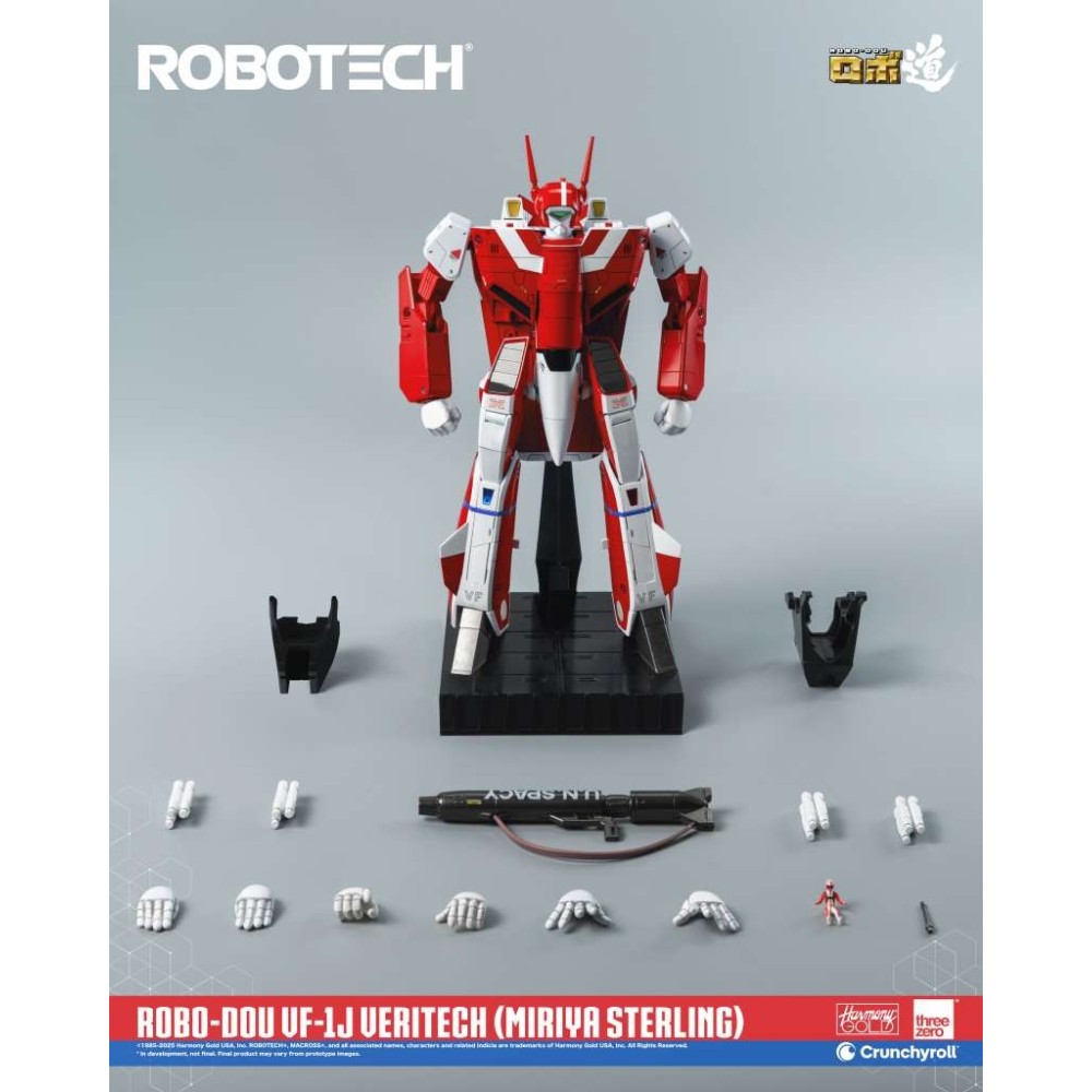 THREEZERO ROBOTECH ROBO-DOU VF-1J VERITECH MIRIYA STERLING ACTION FIGURE