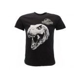 MAGLIA T SHIRT JURASSIC WORLD T REX NERA