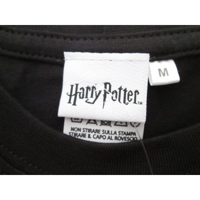 MAGLIA T SHIRT HARRY POTTER SLYTHERN SERPEVERDE NERA