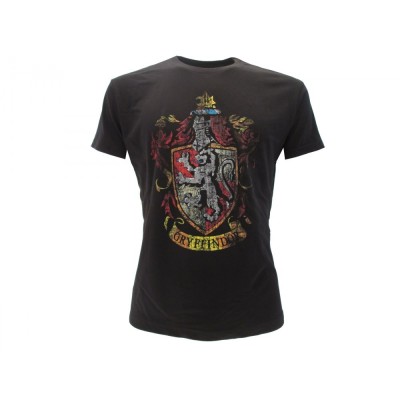 MAGLIA T SHIRT HARRY POTTER GRYFFINDOR GRIFONDORO NERA