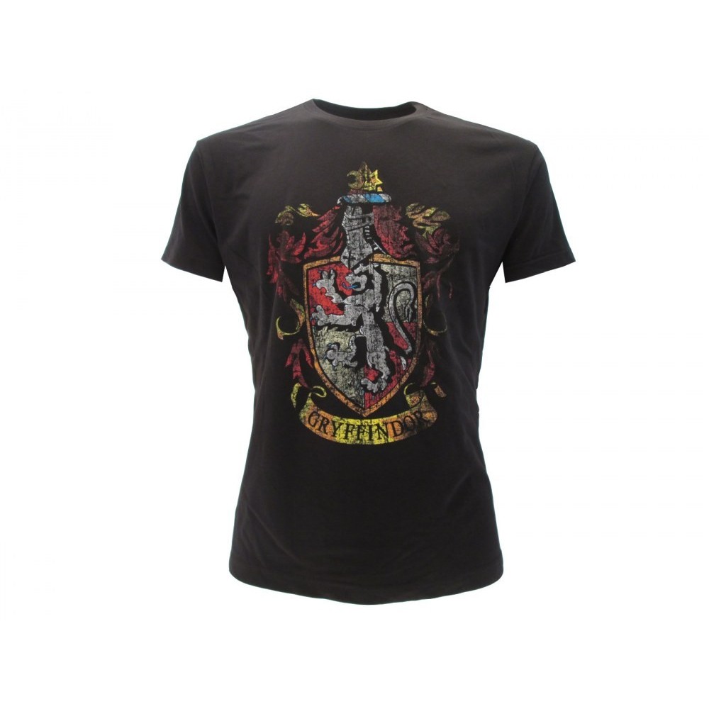 MAGLIA T SHIRT HARRY POTTER GRYFFINDOR GRIFONDORO NERA