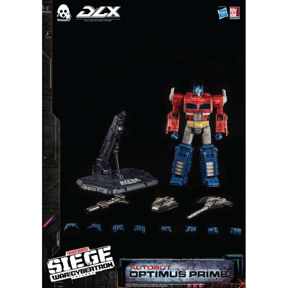 TRANSFORMERS WAR FOR CYBERTRON DLX OPTIMUS PRIME ACTION FIGURE THREEZERO