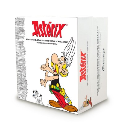 ASTERIX PILE OF COMICS 2ND EDITION RESIN FIGURE 23CM STATUA PLASTOY