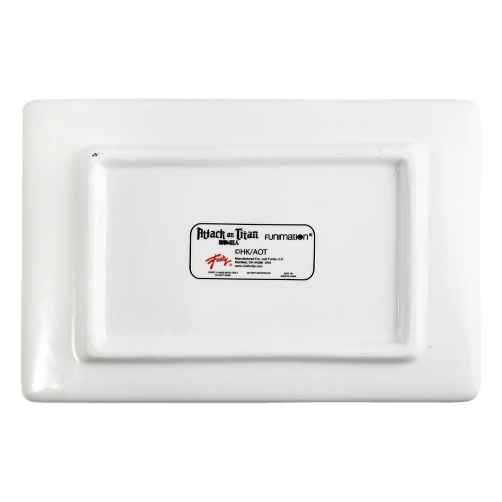 ATTACCO DEI GIGANTI SURVEY CORPS CERAMIC SUSHI SET E BACCHETTE JUST FUNKY