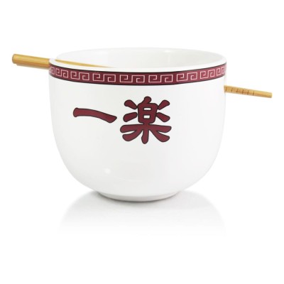 JUST FUNKY NARUTO SHIPPUDEN TEAM 7 RAMEN BOWL WITH CHOPSTICKS