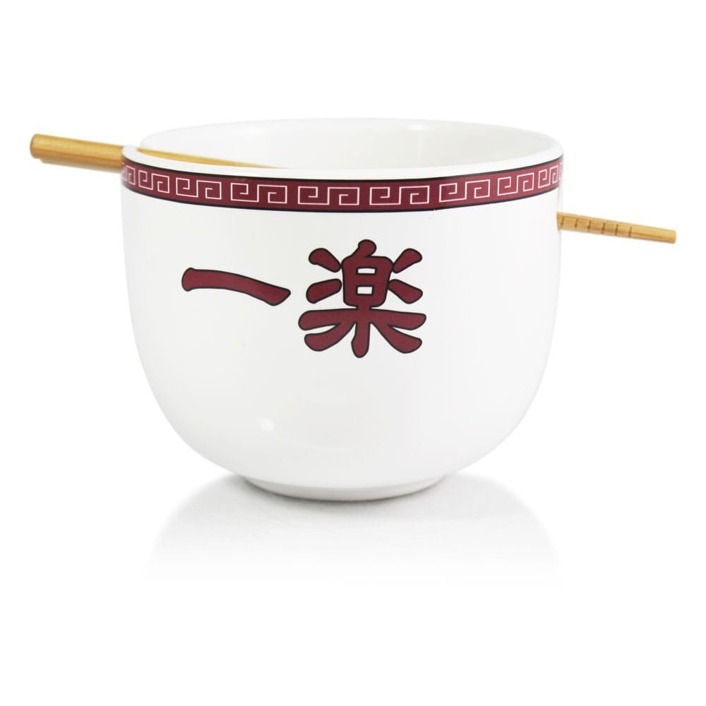 JUST FUNKY NARUTO SHIPPUDEN TEAM 7 RAMEN BOWL WITH CHOPSTICKS