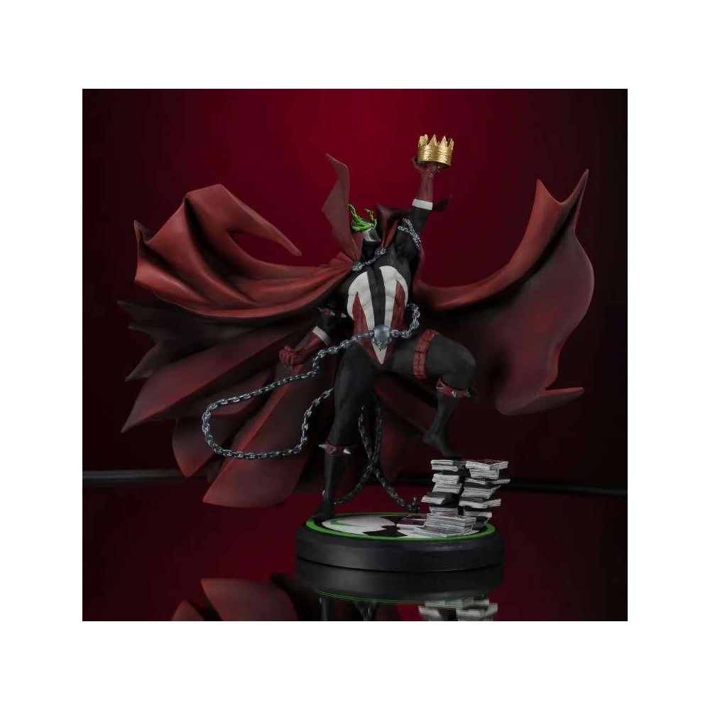 MC FARLANE SPAWN 301 BLACK WHITE AND RED ALL OVER RESIN STATUE FIGURE