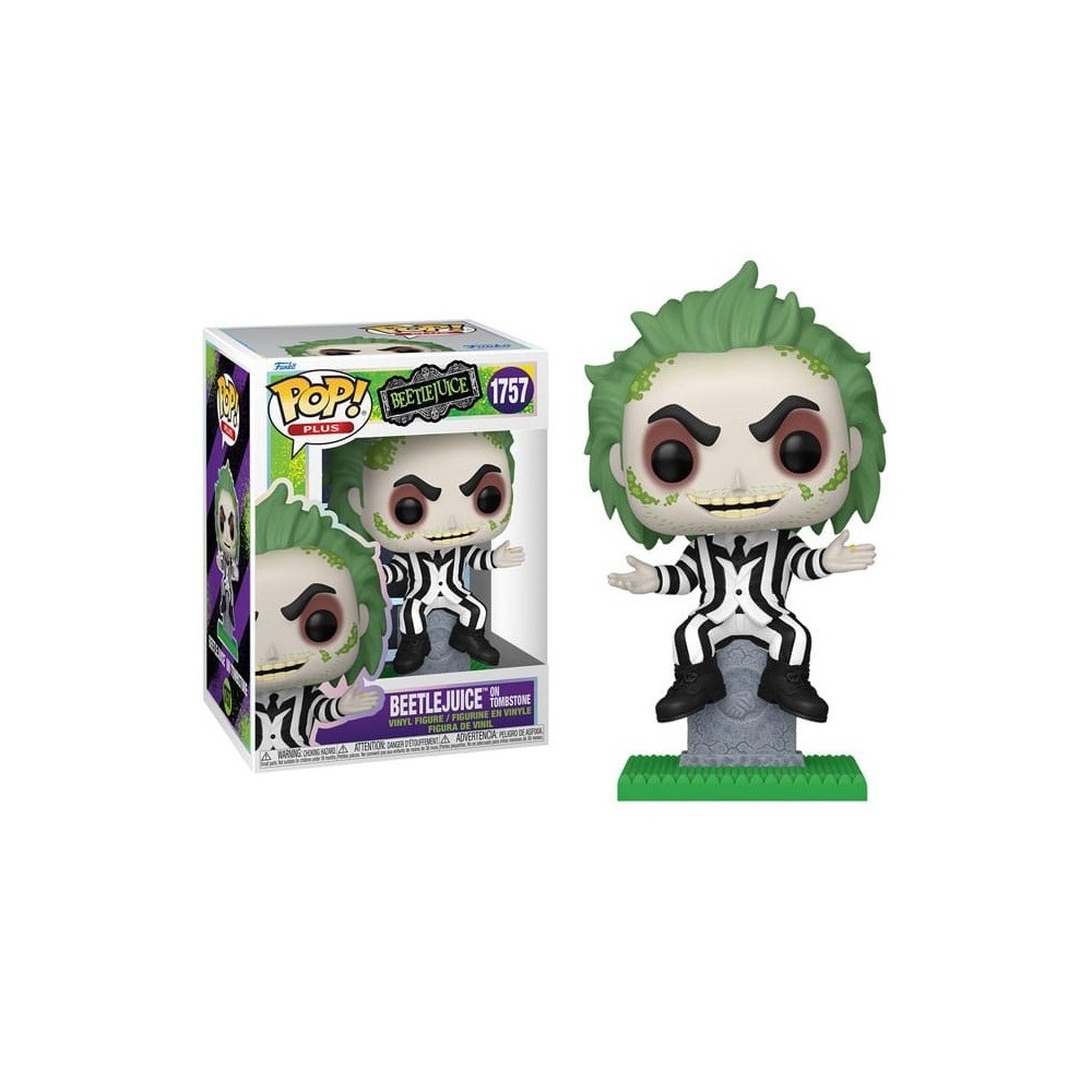 FUNKO POP! BEETLEJUICE ON TOMBSTONE BOBBLE HEAD FIGURE FUNKO