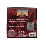 FANATTIK DOOM II COMMEMORATIVE FLOPPY DISC ANTIQUE SILVER EDITION REPLICA